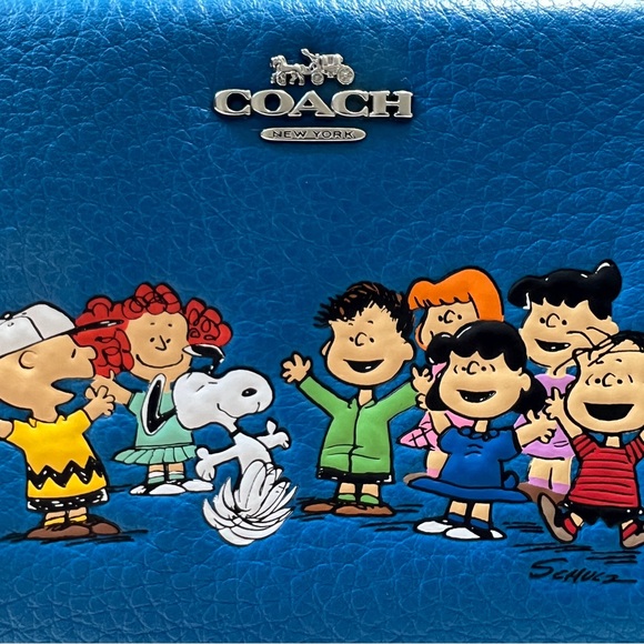 Coach x Peanuts Mini Boxy Cosmetic Case With Snoopy & Friends - Picture 6 of 6